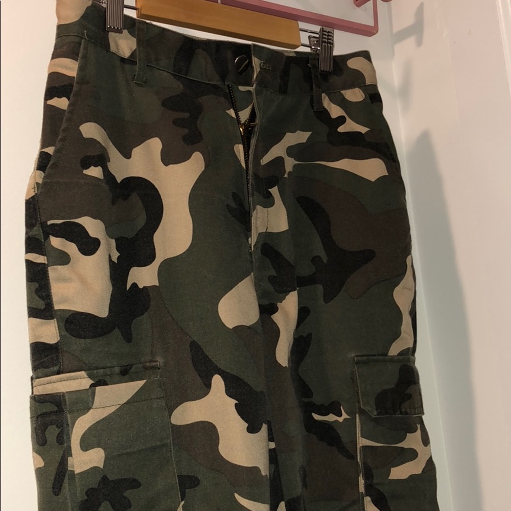 Naked Wardrobe camo cargo pants